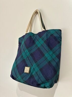 Dooney and Bourke Plaid Tartan Tote Bag